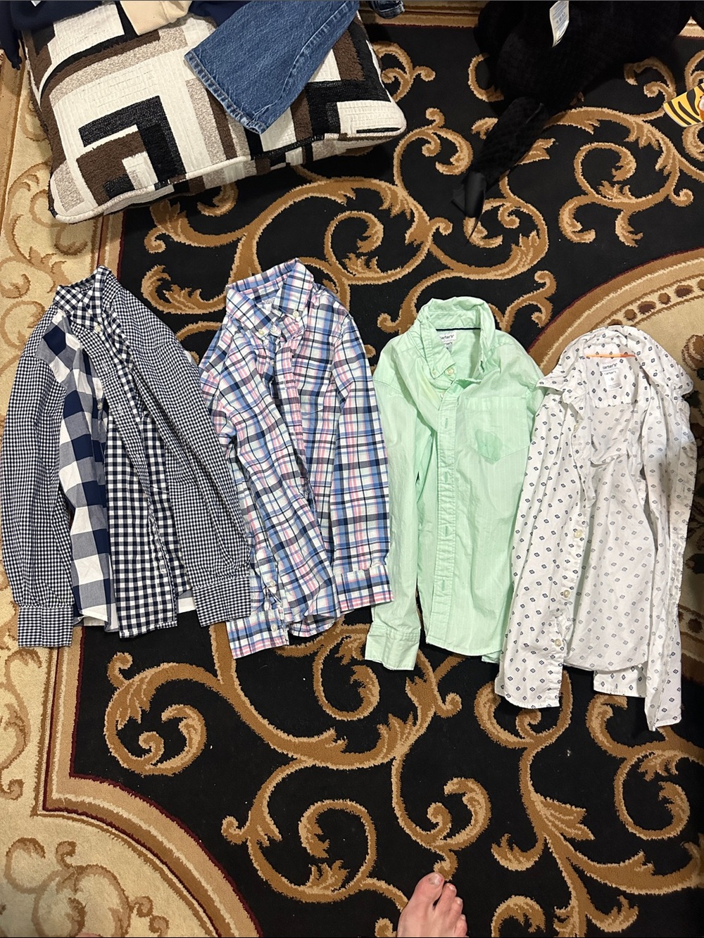 Size 6 bundle of 4 Carter’s shirts